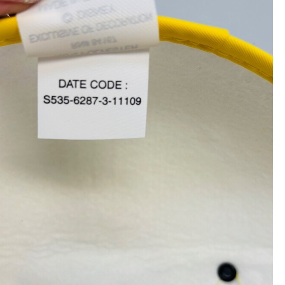 Disney Parks Mickey Mouse Its My Birthday Ear Hat Yellow Enamel Trading Pin - Picture 5 of 10